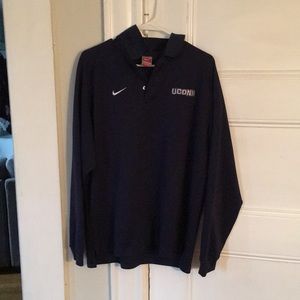 Nike UConn Long Sleeve Polo